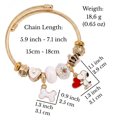 Pulsera Latido Snoopy